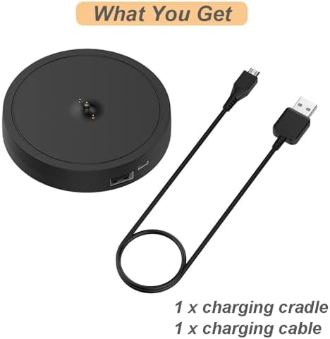 Ultimate Ears Premium Charging Station for Boom 3, Megaboom 3, Blast & Megablast – Fast Power Dock with 5.5 ft USB Cable for Seamless Charging and Stylish Organization – Durable Cradle for Enhanced Speaker Performance and Travel Convenience