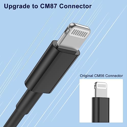 10 ft Apple MFi Certified Lightning to USB Cable – 2 Pack Long Durable i Phone Charger for Fast Charging – Compatible with i Phone 14/13/12/11/Pro/Max/X/XS/XR – Enhanced Flexibility and Performance for Home or Travel
