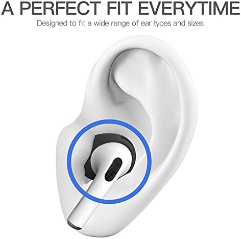 Damon Light Air Pods 3 Silicone Ear Tips – Secure Grip Covers for Enhanced Comfort and Sound Quality – Patent-Registered Design for Apple Air Pods 3 rd Generation (Black) – Ideal for Fitness and Everyday Use – Noise Reduction Earbud Accessories