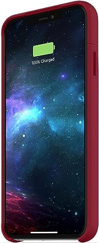 mophie Juice Pack Access for i Phone XS/X – Ultra-Slim Wireless Battery Case in Dark Red – 2,000 m Ah Power Bank for Seamless Charging and Stylish Protection – Elevate Your Device with Enhanced Compatibility and Speed