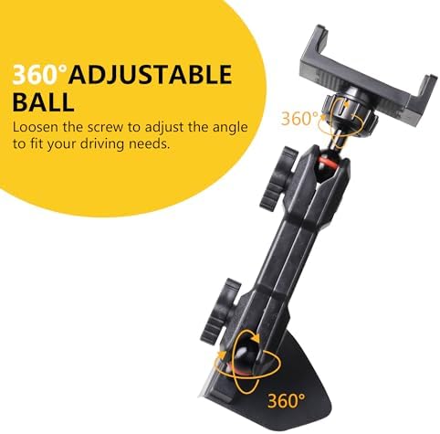 2024-2025 Jeep Wrangler JL Magnetic Phone Mount – Adjustable 360° Dashboard Cradle for Secure Navigation and Hands-Free Use – Sleek Black Finish for Enhanced Interior Style – Quick Installation for Optimal Driving Safety and Convenience