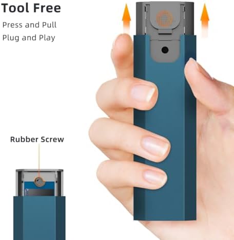 MAIWO 10 Gbps M.2 SSD Enclosure – Tool-Free USB C 3.1 Adapter for PCIe NVMe & NGFF SATA Drives, Supports Up to 8 TB, UASP & TRIM Enabled for Superior Data Transfer & Portability, Ideal for Fast File Backup & Gaming Storage