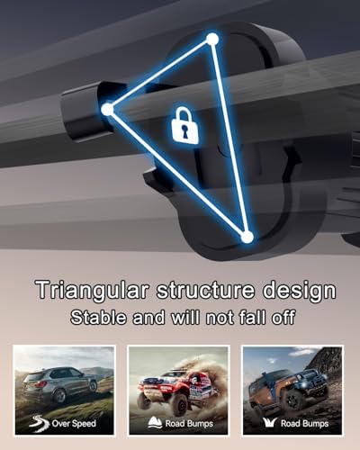 Magsafe Car Charger Mount，【Equipped with Round Air Vent Stabilizer】 Car Vent Phone Holder ，Magnetic Car Wireless Charger for iPhone 16 Pro Max/16/15/14/13/12，Black – Enhanced Compatibility and Speed