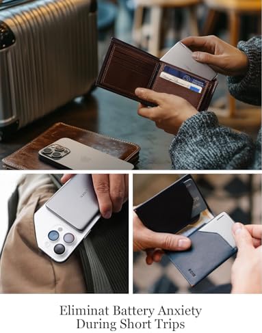LISEN 0.3″ Ultra Slim Magnetic Power Bank – 5000 m Ah Fast Charger with 18 W Output, Premium T5 Alloy Construction, Safe Lithium Battery, Stylish Pink Design, Perfect for Mag Safe i Phone 16/15/14/13/12 Models, Enhanced Durability and Compatibility