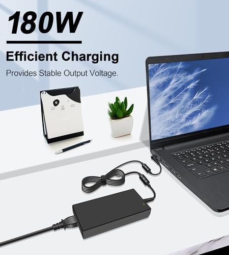 Ultra-Fast 180 W MSI Laptop Charger – Essential Power Adapter for GF, GS, GE & GL Series – Compact Design for On-the-Go Gaming – Enhanced Compatibility & Safety Features for Uninterrupted Performance