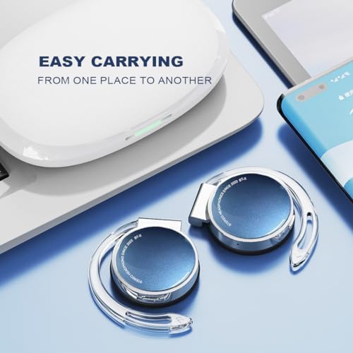Premium Open-Ear Bluetooth Headphones V5.3 – Secure Fit Sports Audio with Advanced Noise Cancellation, Long Battery Life, and Universal Compatibility for Fitness, Commuting, and Everyday Use