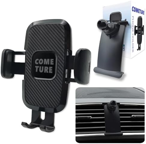 Elevate Your Ford Edge with COMETURE 360° Rotation Car Phone Holder – Premium Smartphone Cradle for 2015-2023 Models, Seamless Compatibility with i Phone & Android, Effortless Installation, Enhanced Stability, and Adjustable Viewing Angles for Safe Navigation and Hands-Free Calls