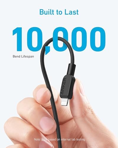 Anker 6 FT USB C to Lightning Cable Duo – MFi Certified High-Speed Charging Solution for i Phone 14 Series and More – Durable & Flexible Dual Pack for Ultimate Convenience and Connectivity