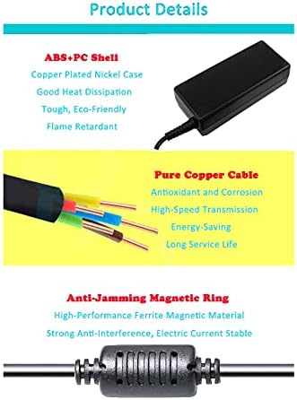 45 W HP Laptop Charger with Blue Tip – Fast Charging Adapter for Pavilion x360, Elite Book, Pro Book & Spectre Models – 100-240 V Input, Overload Protection, Compatible with G3, G4, G5, G6 Series – Reliable Power Supply for Stream & Touch Smart Series – Includes AC Adapter & Power Cord – Enhanced Compatibility for HP Devices – Ideal Replacement for Part Numbers 741727-001, 740015-003, L25296-002 & More – 60-Day Return Policy for Customer Assurance – Perfect for On-the-Go Professionals and Students