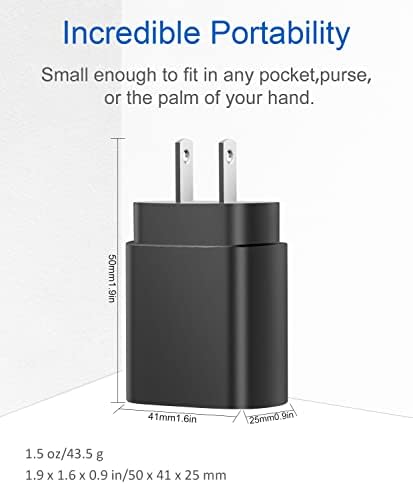 Experience lightning-fast charging with the 25 W Type C Charger for Samsung, featuring a 6 Ft Type C to C cable. This compact USB C Charger Block is meticulously engineered for optimal power delivery, ensuring your Galaxy S25 Ultra, S25, S24, S23, and Note 20 are charged efficiently without delay. Designed for modern lifestyles, its sleek black finish seamlessly integrates with your devices while the lightweight construction makes it ideal for travel. Enjoy peace of mind with advanced safety features that protect against overheating and overcharging. Elevate your charging routine and keep your devices ready for action with this essential accessory, perfect for home, office, or on-the-go use.
