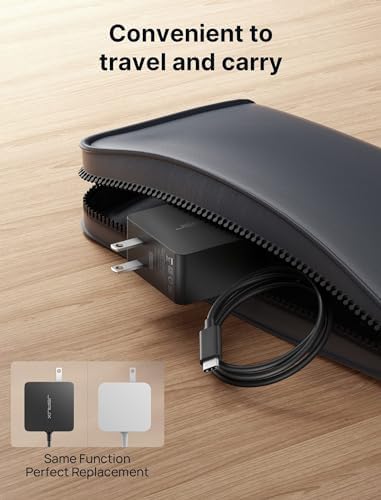 JSAUX 45 W USB C Charger with 5 FT PD 3.0 Cable – Ultimate Fast Charging Solution for Steam Deck, OLED Switch, Mac Book & More – Optimal Power Delivery for i Phone 16/15, Samsung Galaxy S25/S24/S23/S22, i Pad, Pixel Devices – Compact, Durable, and Universally Compatible Charging Accessory
