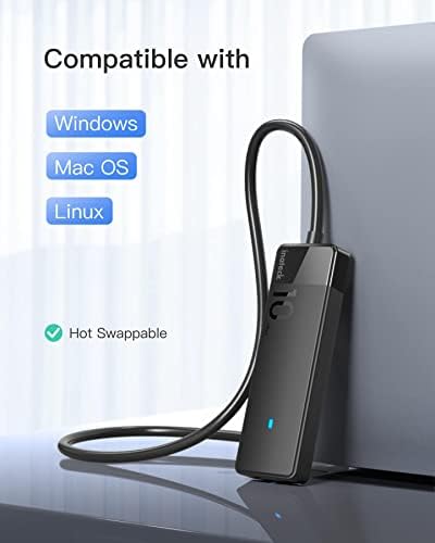 Inateck 10-in-1 USB C Docking Station – Ultimate 4 K 60 Hz HDMI Hub with RJ45 Ethernet and 100 W Power Delivery for Seamless Device Connectivity on Windows, Mac, and Linux – Optimize Your Workspace and Boost Productivity