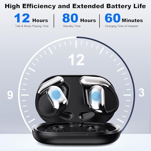 AI-Powered 144-Language Bluetooth Earbuds: Advanced Noise-Canceling Headphones for Effortless Communication in Any Setting, Ideal for i OS & Android Users, Waterproof Design for Enhanced Durability and Comfort During Travel
