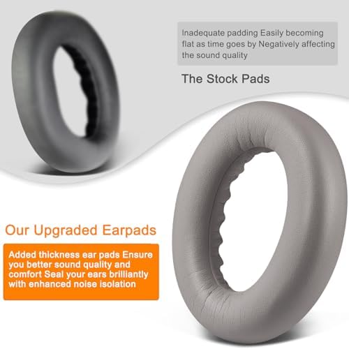 Transform Your Listening Experience with SOULWIT Replacement Earpads for Bose Quiet Comfort Wireless Headphones – Luxurious Ultra-Soft Protein Leather Cushions with Advanced High-Density Noise Cancelling Foam in Elegant Sandstone – Maximum Comfort, Superior Sound Isolation, and Effortless Installation for Extended Headphone Lifespan