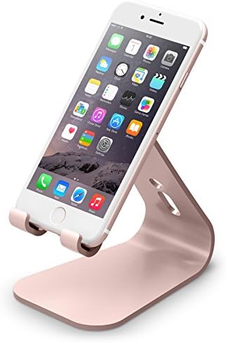 Enhance Your Smartphone Experience with the elago M2 Premium Aluminum Stand – Sleek Silver Ergonomic Design for Effortless Video Calls, Integrated Cable Management, and Universal Compatibility with i Phones and Galaxy Devices – Ideal for Streamlined Workspaces and Mobile Convenience