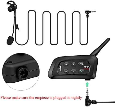 MIMIRACLE Sports Referee Headset – Right-Side In-Ear Earphone for Football, Soccer, Handball, and Volleyball Officials – Superior Audio Clarity, Ergonomic Comfort, and Durable Design for Seamless Communication on the Field