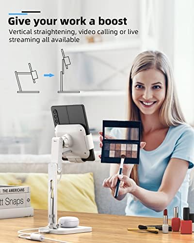 Sleek Aluminium Alloy 2-in-1 Wireless Charger Stand for Samsung Galaxy Z Fold & Galaxy Buds – Rapid 3-Coil Charging Station with 20 W Adapter for Enhanced Device Efficiency – Portable and Stylish Design Ideal for Modern Workspaces and On-the-Go Charging