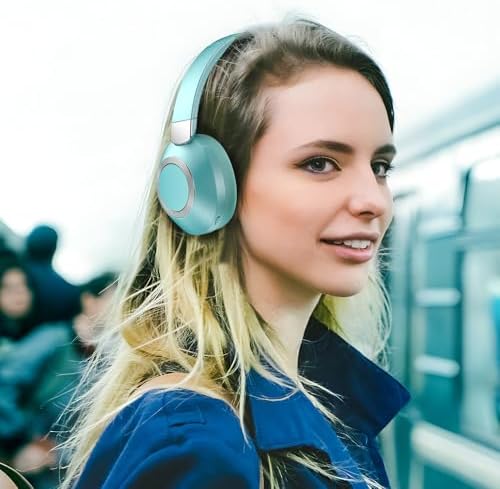 Unleash Extraordinary Sound with 100-Hour Playtime Active Noise Cancelling Bluetooth Headphones – Comfortable Over-Ear Design with Rich Deep Bass, Built-In Mic for Crystal Clear Calls, Swift Charging for On-the-Go Lifestyle, Perfect for Travel and Music Enthusiasts