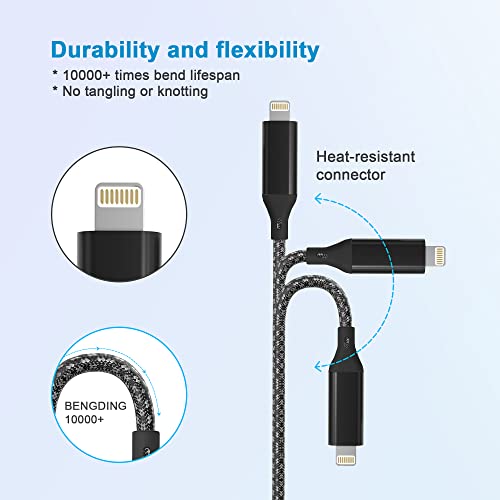 Revolutionize Your Charging Routine with the 26 FT Extra Long i Phone 13 USB-C to Lightning Cable – MFi Certified for Fast Power Delivery, Ideal for i Phone 13 Pro, 12 Pro Max, 11, and More – Durable Nylon Braided Design for Tangle-Free Convenience and Enhanced Compatibility