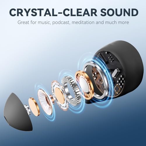 Revolutionary Micro Sleep Earbuds for Side Sleepers: Ultimate Noise Reduction Technology, 28-Hour Battery Life, Lightweight Design with Travel Charging Case for Uninterrupted Sleep and Serenity