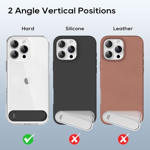 Dual-Angle Adjustable Phone Kickstand – 2 Pack Folding Stand for i Phone & Samsung – Portable, Versatile Hands-Free Holder for Optimal Viewing – Durable Black Design for All Smartphones – Perfect for Video Calls, Streaming & Reading