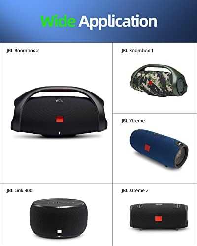 Versatile 90 W Power Supply Adapter for JBL Boombox 1 & 2 – Fast-Charging Replacement Cord for Superior Bluetooth Audio Performance and Enhanced Compatibility with Portable Wireless Speakers