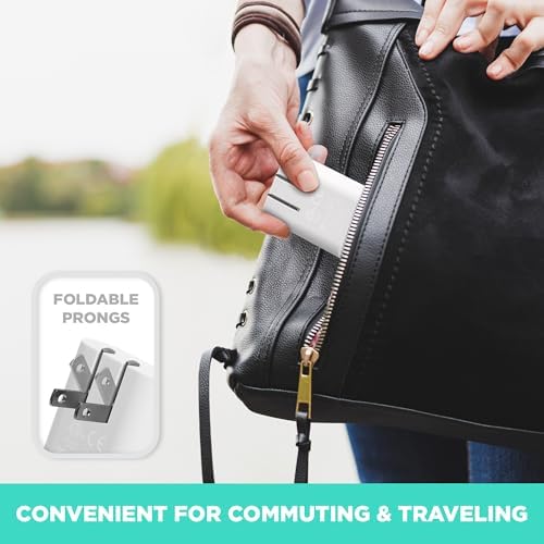 i Home 2-Port USB Wall Charger – Compact Dual Port AC Adapter for Rapid Device Charging – Flat Design for Travel & Home Use – Enhanced Compatibility with Smartphones & Tablets – Safe, High-Speed Charging Solution