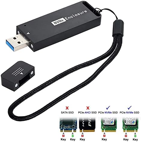 High-Performance CY USB 3.0 NVMe M-Key M.2 SSD Adapter with RTL9210 Chipset – Compact External Enclosure for Rapid Data Transfer and Enhanced Compatibility