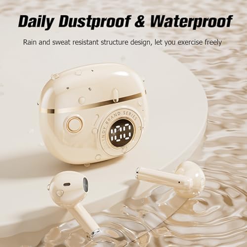 Adorable Pink Wireless Earbuds for Kids – Safe Volume-Limiting Bluetooth Headphones with Lightweight Ergonomic Design, Perfect for School, Play, and Learning – Includes Portable Charging Case, Compatible with i Phone & Android for Exceptional Sound Clarity and Comfort