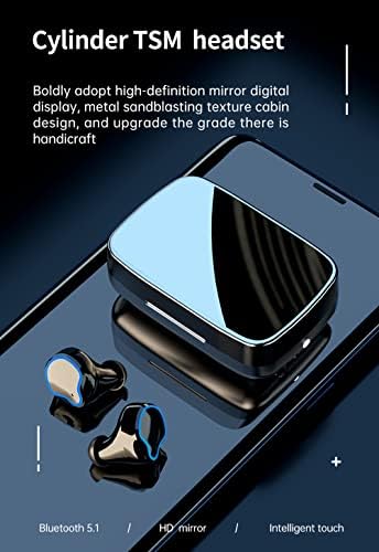 Advanced Noise Cancelling TWS Bluetooth Earbuds – Wireless Charging, 180 Hours Playtime, IPX7 Waterproof, Ergonomic Comfort – Superior HD Stereo Sound for i Phone & Android Users – Unmatched Audio Quality for Active Lifestyles