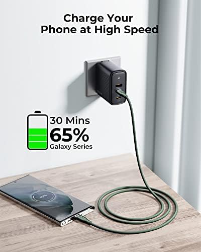 VOLTME 6 ft USB C to USB C Cable (2 Pack) – 60 W Fast Charger for Mac Book Pro 2020, Galaxy S21, i Pad Pro, and Nintendo Switch – Durable High-Speed USB 2.0 Charging Solution for Seamless Connectivity and Enhanced Performance