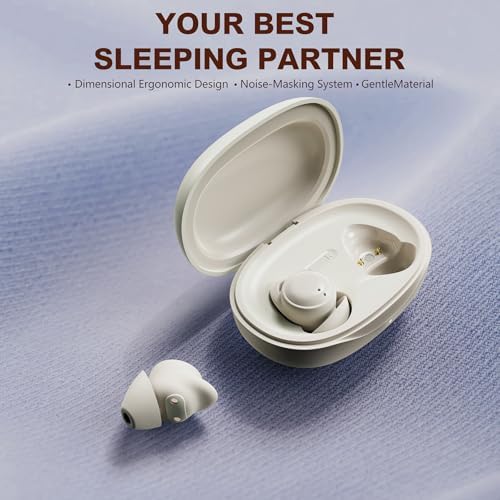 Revolutionary Invisible Sleep Earbuds for Side Sleepers – Advanced Noise-Cancellation and Ultra-Compact Design for Ultimate Comfort – Perfect for Home Relaxation and Travel Serenity