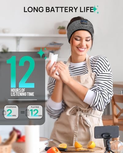 Revolutionary Wireless Sleep Headband with HD Sound: Ultimate Comfort Bluetooth Earphones for Relaxation, Fitness, and Travel – Sweat-Resistant Eye Mask for Active Lifestyles and All-Night Use