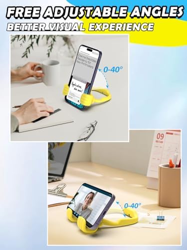 Cell Phone Stand Thumbs Up Lazy Phone Stand – Phone Holder 2025 College Graduation Gifts for Her Him Cellphone iPhone Stand for Desk Birthday Gifts for Teens Girls Boys Adults Women Men Wife – Enhanced Compatibility and Speed