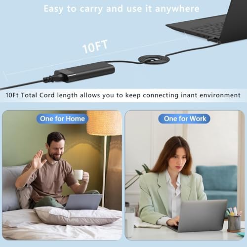 High-Performance 135 W HP Spectre X360 Laptop Charger – Compatible with HP Omen, Pavilion, & ZBook Series – Fast Charging, Enhanced Safety Features, Ideal for Students & Professionals – Reliable Power Adapter with 110-240 V Input, 19.5 V Output – Perfect Replacement for TPN-DA11, L15534-001, and More