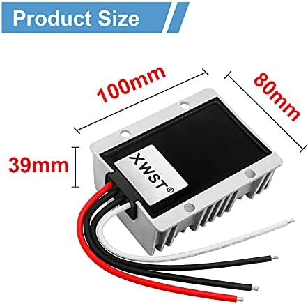 Versatile Waterproof DC/DC Buck Converter: 36 V/48 V to 5 V Step Down Module – 6 A, 30 W Power Supply for Automotive, Marine & Solar Applications – Enhanced Efficiency & Safety Features for Reliable Power Delivery