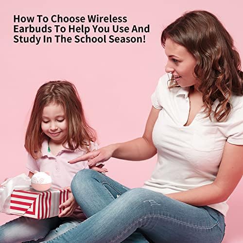 Kids’ Bluetooth 5.1 Wireless Earbuds – Adorable Waterproof Earphones with Dual Mics, 36-Hour Playtime, Hi-Fi Stereo Sound, and Gaming Mode – Perfect for Active Young Listeners and Learning on the Go