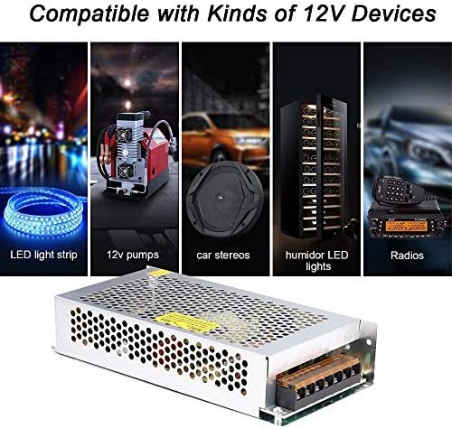 Ultra-Reliable 600 W DC 12 V 50 A Power Supply Adapter – Versatile AC 110/220 V to DC Converter for Seamless LED Lighting, Advanced CCTV Systems, High-Performance 3 D Printers, and Diverse Electronics – Enhanced Efficiency and Safety Features for Optimal Performance