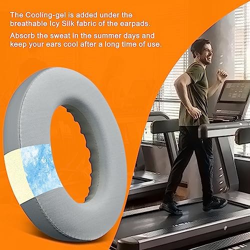 Transform Your Bose 700 Wireless Headphones with SOULWIT Cooling Gel Earpads – Ultra-Soft Ice Silk Fabric for Breathable Comfort, High-Density Noise-Cancelling Foam for Superior Sound Isolation, Easy Installation & Elegant White Design – Elevate Your Audio Experience Today!