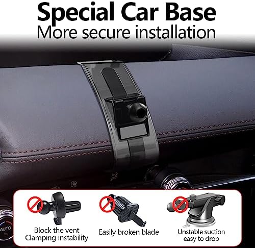 Mazda 3 Phone Holder Mount (2019-2025) – Premium Gravity Car Bracket for Secure Smartphone Access and Enhanced Driving Safety – Effortless Installation and Optimal Visibility – Sleek Design for Modern Interiors – Ideal Auto Accessory for Hands-Free Navigation and Call Management