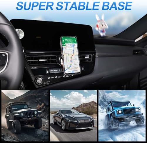 Phone Mount for 2022-2024 Lexus ES 250 350 300h, Phone Holder Mount for Dashboard Air Vent Fit for iPhone & All Smartphones (Style A) – Enhanced Compatibility and Speed