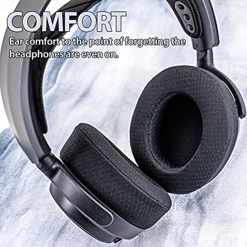 Upgrade Your Audio Experience with TRANSTEK’s Premium Velour Earpads for Arctis Nova Pro Wired Headset – Exceptional Comfort & Enhanced Sound Isolation for Gamers & Audiophiles – Durable, Easy-to-Install Replacement Cushions Perfectly Compatible with Wired Models