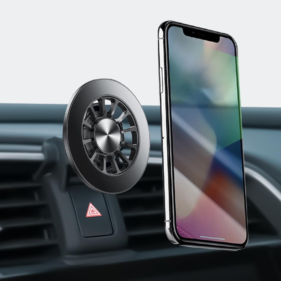 Transform Your Jeep Renegade with the Premium Mag Safe Phone Mount – Custom Fit for 2015-2024 Models, Seamless Compatibility with i Phone 12/13/14/15/16 & Mini Series, Robust Magnetic Grip for Safe Navigation & Communication, Tool-Free Installation, Stylish Design to Elevate Your Vehicle’s Aesthetics