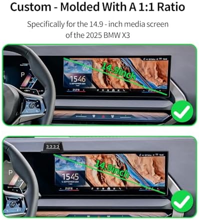 Wireless Charging car Phone Holder for BMW X3 2018-2021/BMW X4 2019-2021 Accessories 10.25/10.3-inch Screen Fixed Clip,360° Rotation car Phone Mount Compatible with MagSafe – Enhanced Compatibility and Speed