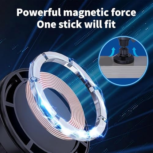 Revolutionary 2-in-1 Magnetic Car Phone Mount & Fast Wireless Charger | 15 W High-Speed Charging, Versatile Air Vent Compatibility, Universal Fit for All Smartphone Models, Safety-Enhanced Hands-Free Design (Sleek Black) – Your Ultimate Driving Companion