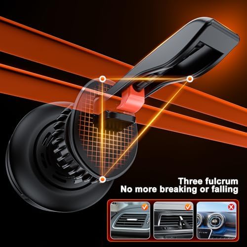 Revolutionary 15 W Mag Safe Car Charger with Retractable Cable – Advanced Magnetic Wireless Phone Holder for i Phone 12 to 16 Pro Max, 360° Adjustable Viewing, Ultimate Stability with Strongest Magnet Technology, Universal Air Vent Clip for Seamless Integration in All Vehicles – Fast Charging Convenience for a Tangle-Free Drive Experience