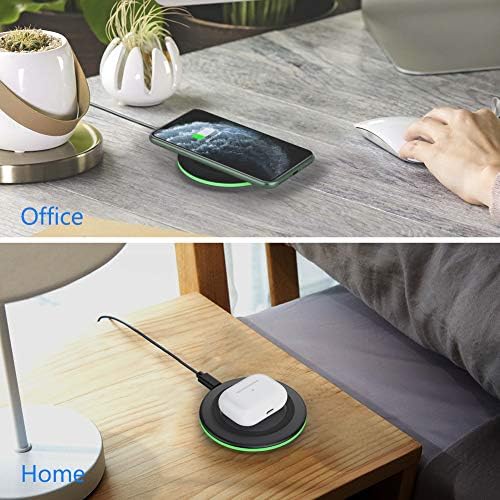 Yootech Dual Pack Fast Wireless Charging Pad – 10 W Max Efficiency for i Phone 16 Series & Samsung Galaxy S23 – Sleek, Compact Design for Effortless Charging Anytime, Anywhere – Universal Compatibility & Speed Without AC Adapter – Elevate Your Charging Game