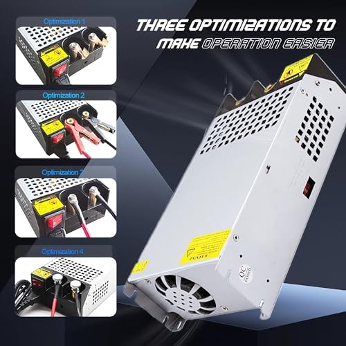 High-Performance 12 V 50 A AC to DC Power Supply – 600 W Universal Switching Converter for LED Strip Lights, CCTV Systems & RV Applications – Enhanced Safety Features & 110 V/220 V Compatibility for Reliable Power Delivery