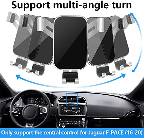 Jaguar F-PACE 2017-2020 Car Phone Holder – Premium Air Vent Mount for Enhanced Navigation & Charging – Universal Smartphone Cradle for Safe Driving and Stylish Interior – Durable Auto Accessory for Hands-Free Use