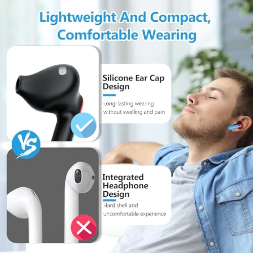 Dual Pack Bluetooth 5.3 Wireless Earbuds with Touch Control – Perfect for Kids & Adults, Includes Compact Charging Case for Ultimate Convenience and Enhanced Compatibility